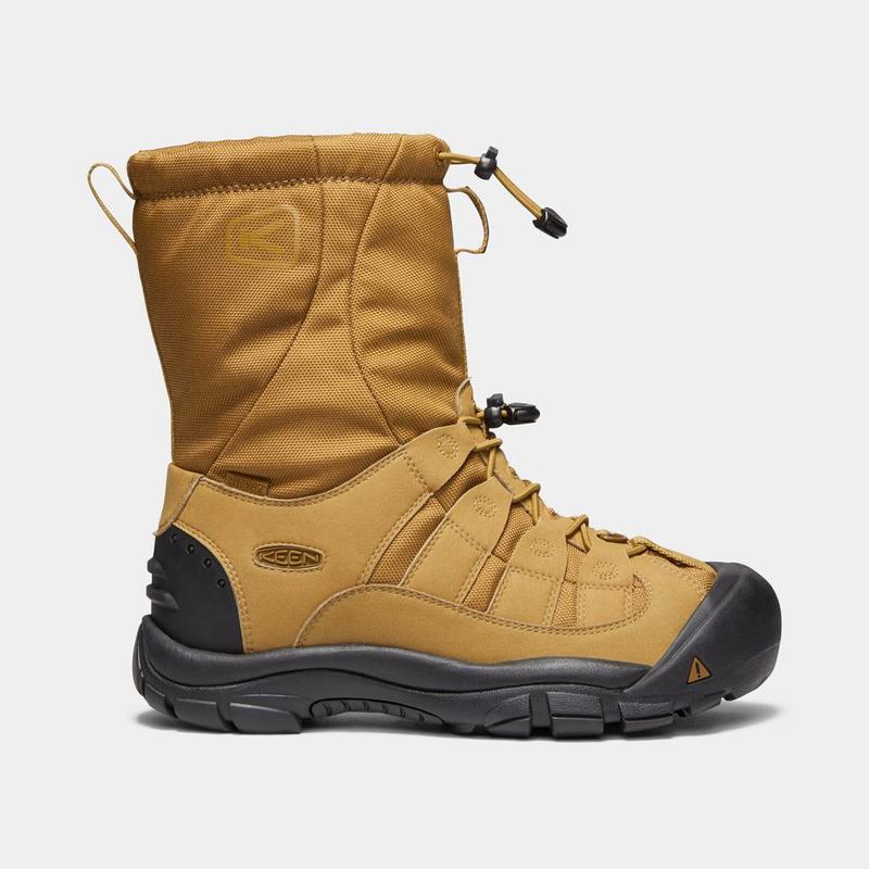 Botas De Invierno Keen Winterport II Para Hombre Dorados/Negros - Botas Keen Mexico (263870-AIQ)